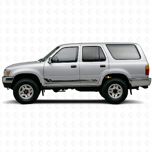 Honeycomb Stripes Side Vinyl Decal for Toyota 4Runner 1989-1995_1