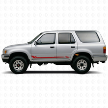 Honeycomb Stripes Side Vinyl Decal for Toyota 4Runner 1989-1995_3