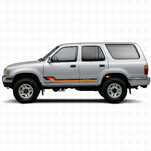 Vintage Style Side Stripes Vinyl Decal for Toyota 4Runner 1989-1995
