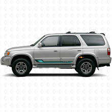 Vintage Style Side Stripes Vinyl Decal for Toyota 4Runner 1995-2002_2