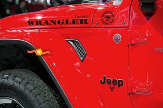 Jeep Rubicon Wrangler Zombie Outbreak Response Team Wrangler Decal kit#4