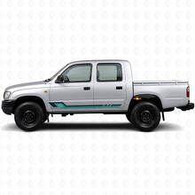 Vintage Style Side Stripes Vinyl Decal for Toyota Hilux 1997-2004_2
