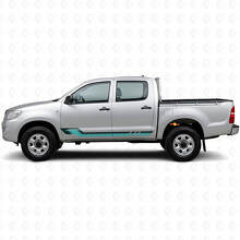 Vintage Style Side Stripes Vinyl Decal for Toyota Hilux 2004-2015_2