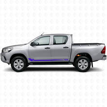 Honeycomb Stripes Side Vinyl Decal for Toyota Hilux 2015+_2