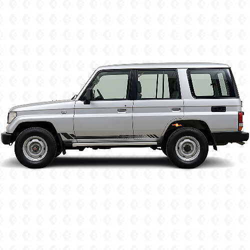Honeycomb Stripes Side Vinyl Decal for Toyota Land Cruiser Prado 1990-1996