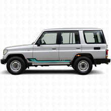 Vintage Style Side Stripes Vinyl Decal for Toyota Land Cruiser Prado 1990-1996_2