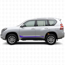 Honeycomb Stripes Side Vinyl Decal for Toyota Land Cruiser Prado 2009-2023_2