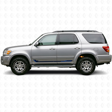 Racing Style Side Stripes Vinyl Decal for Toyota Sequoia 2000-2007_2
