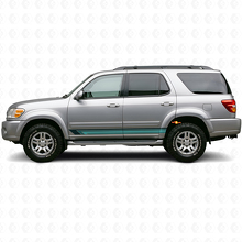 Vintage Straight Stripes Side Vinyl Decal for Toyota Sequoia 2000-2007_2