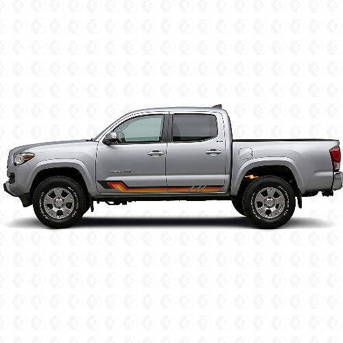 Vintage Style Side Stripes Vinyl Decal for Toyota Tacoma 2015-2023_1
