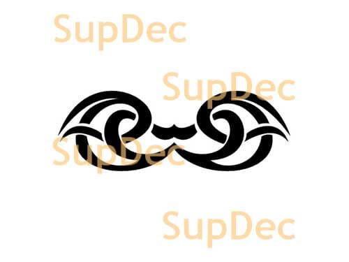 Tribal Flow Pattern Vinyl Decal For Cars