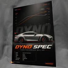 Custom Dyno Performance Specs Glossy Acrylic Wall Art Panel 2