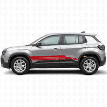 Curved Stripes Side Vinyl Decal Kit for Jeep Avenger 2023+_3