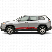 Intertwined Stripes Side Vinyl Decal for Jeep Cherokee KL 2013-2023_3