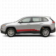 Curved Stripes Side Vinyl Decal Kit for Jeep Cherokee KL 2013-2023_3