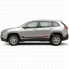 Racing Style Side Stripes Vinyl Decal for Jeep Cherokee KL 2013-2023_3