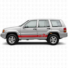 Mountains Wide Stripes Side Vinyl Decal for Jeep Grand Cherokee 1993-1998_3