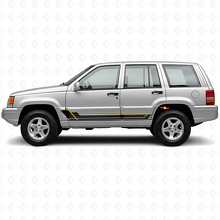 Twin Stripes Doors Vinyl Decal Kit for Jeep Grand Cherokee 1993-1998_2