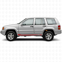 Honeycomb Stripes Side Vinyl Decal for Jeep Grand Cherokee 1993-1998_3