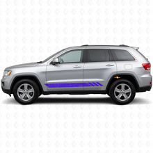 Topographic Style Stripes Side Vinyl Decal for Jeep Grand Cherokee 2011-2021_2