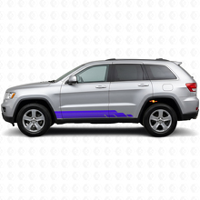 Curved Stripes Side Vinyl Decal Kit for Jeep Grand Cherokee 2011-2021_2