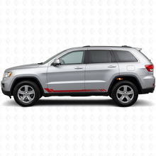 Honeycomb Stripes Side Vinyl Decal for Jeep Grand Cherokee 2011-2021_3