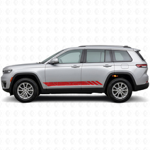 Topographic Style Stripes Side Vinyl Decal for Jeep Grand Cherokee 2021+_3
