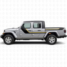 Twin Stripes Side Vinyl Decal for Jeep Gladiator 2020+_2