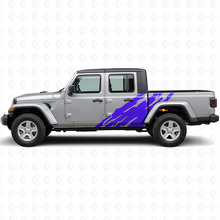 Mud Splash Graphic Side Vinyl Decal for Jeep Gladiator 2020+_2
