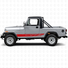 Decorated Side Stripes Vinyl Decal Kit for Jeep CJ-8 Scrambler 1981-1986_3