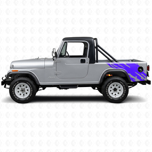 Mud Splash Graphic Rear Side Vinyl Decal for Jeep CJ-8 Scrambler 1981-1986_2