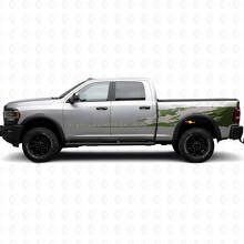 Custom Text Mud Splash Side Vinyl Decal Kit for Dodge Ram 2013–2020_2