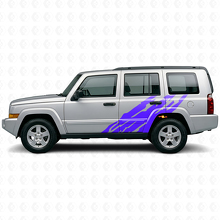 Mud Splash Graphic Side Vinyl Decal for Jeep Commander 2006-2010_2