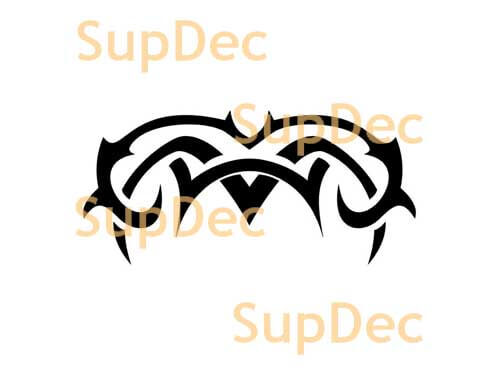 Tribal Interwoven Lines Vinyl Decal For Cars