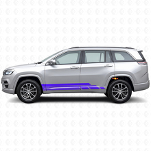 Curved Stripes Side Vinyl Decal Kit for Jeep Commander Meridian 2021+_2