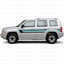 Triple Stripes Door Side Vinyl Decal for Jeep Patriot 2007-2017_2