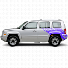 Mud Splash Graphic Rear Side Vinyl Decal for Jeep Patriot 2007-2017_2