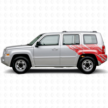 Mud Splash Graphic Rear Side Vinyl Decal for Jeep Patriot 2007-2017_3
