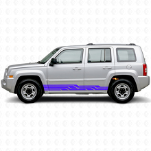 Intertwined Stripes Side Vinyl Decal for Jeep Patriot 2007-2017_2