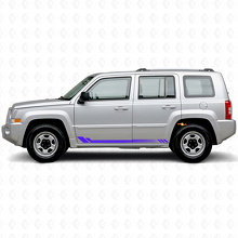 Honeycomb Stripes Side Vinyl Decal for Jeep Patriot 2007-2017_2