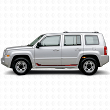 Racing Style Side Stripes Vinyl Decal for Jeep Patriot 2007-2017_3