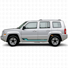 Vintage Style Side Stripes Vinyl Decal for Jeep Patriot 2007-2017_2