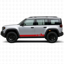Mountains Wide Stripes Side Vinyl Decal for Jeep Recon 2026+_3