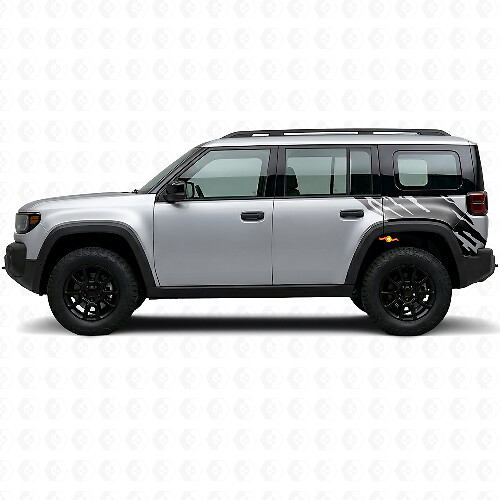 Mud Splash Graphic Rear Side Vinyl Decal for Jeep Recon 2026+_1