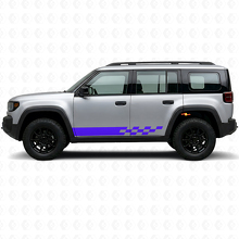 Checkered Stripes Side Vinyl Decal for Jeep Recon 2026+_2