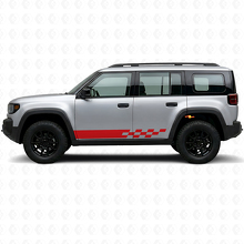 Checkered Stripes Side Vinyl Decal for Jeep Recon 2026+_3
