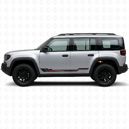 Curved Lines Rocker Panel Vinyl Decal for Jeep Recon 2026+_1