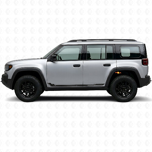 Racing Style Side Stripes Vinyl Decal for Jeep Recon 2026+_1