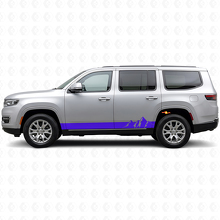 Mountains Wide Stripes Side Vinyl Decal for Jeep Wagoneer 2022+_2