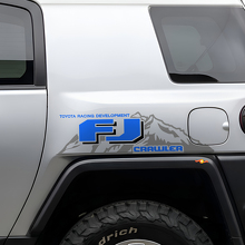 TRD-Style FJ Crawler Mountain Side Vinyl Decal Pair for Toyota FJ Cruiser_2